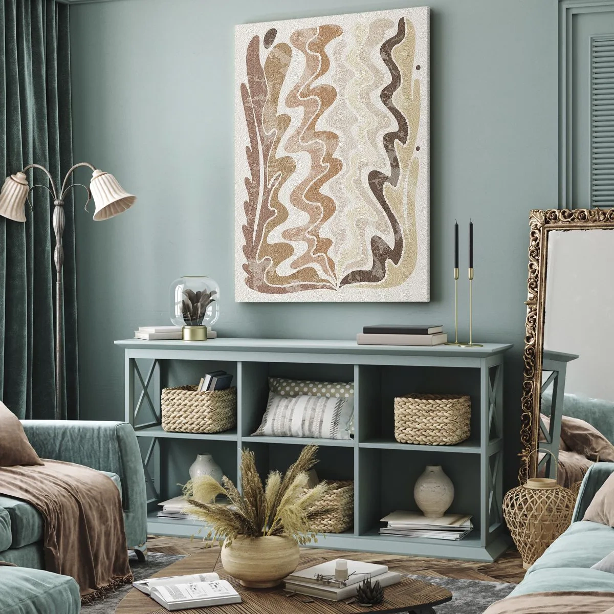 Obraz na płótnie - Dobra energia – dobre emocje - 45x80 cm