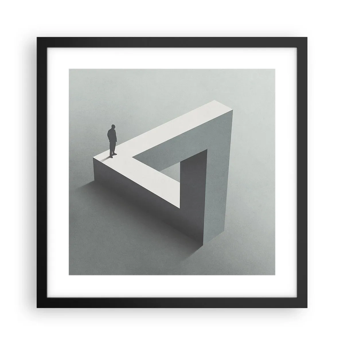 Plakat w czarnej ramie - A jednak możliwe - 40x40 cm