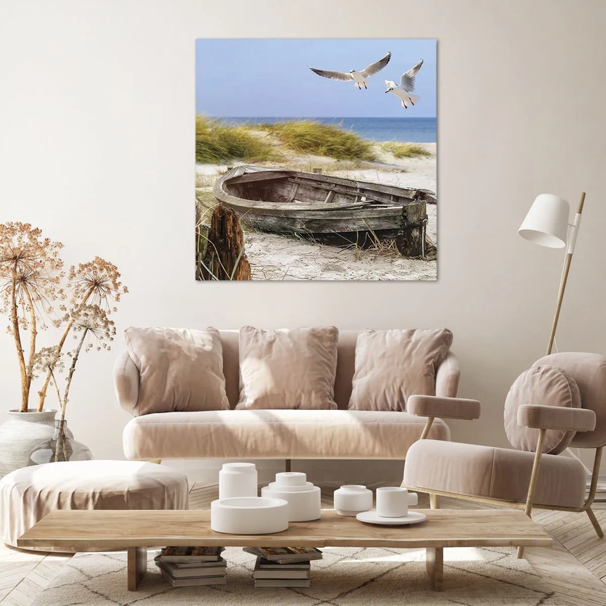 Obraz na płótnie - Skąpane wiatrem - 30x30 cm