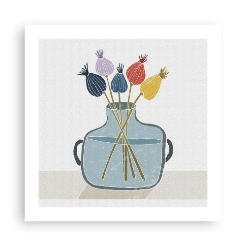 Plakat - Jak makiem zasiał - 50x50 cm