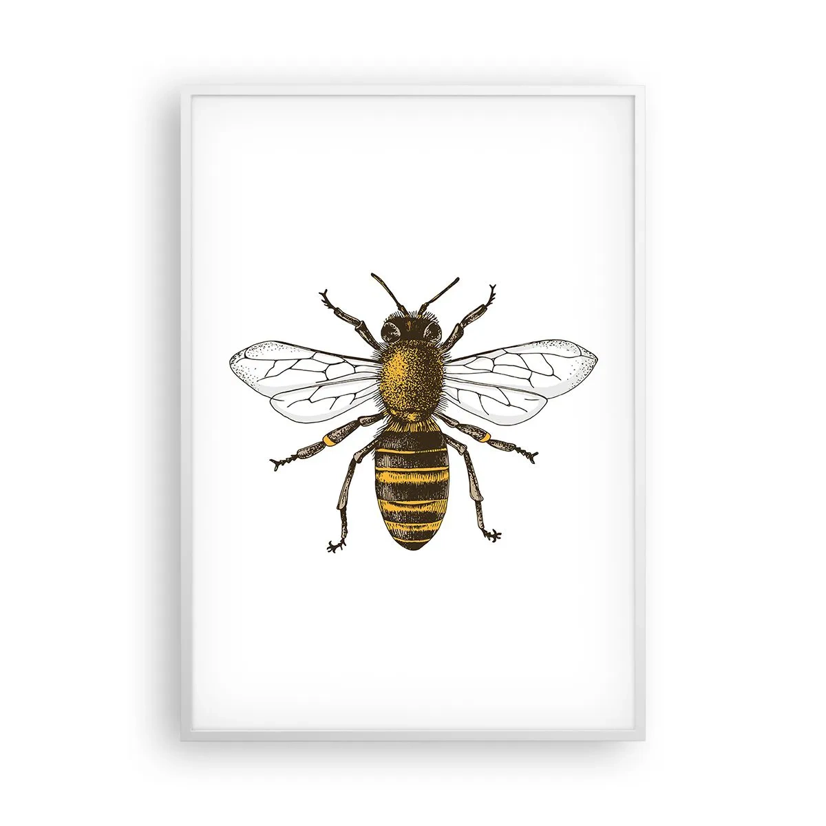 Plakat w białej ramie - Piękna i dobra - 70x100 cm