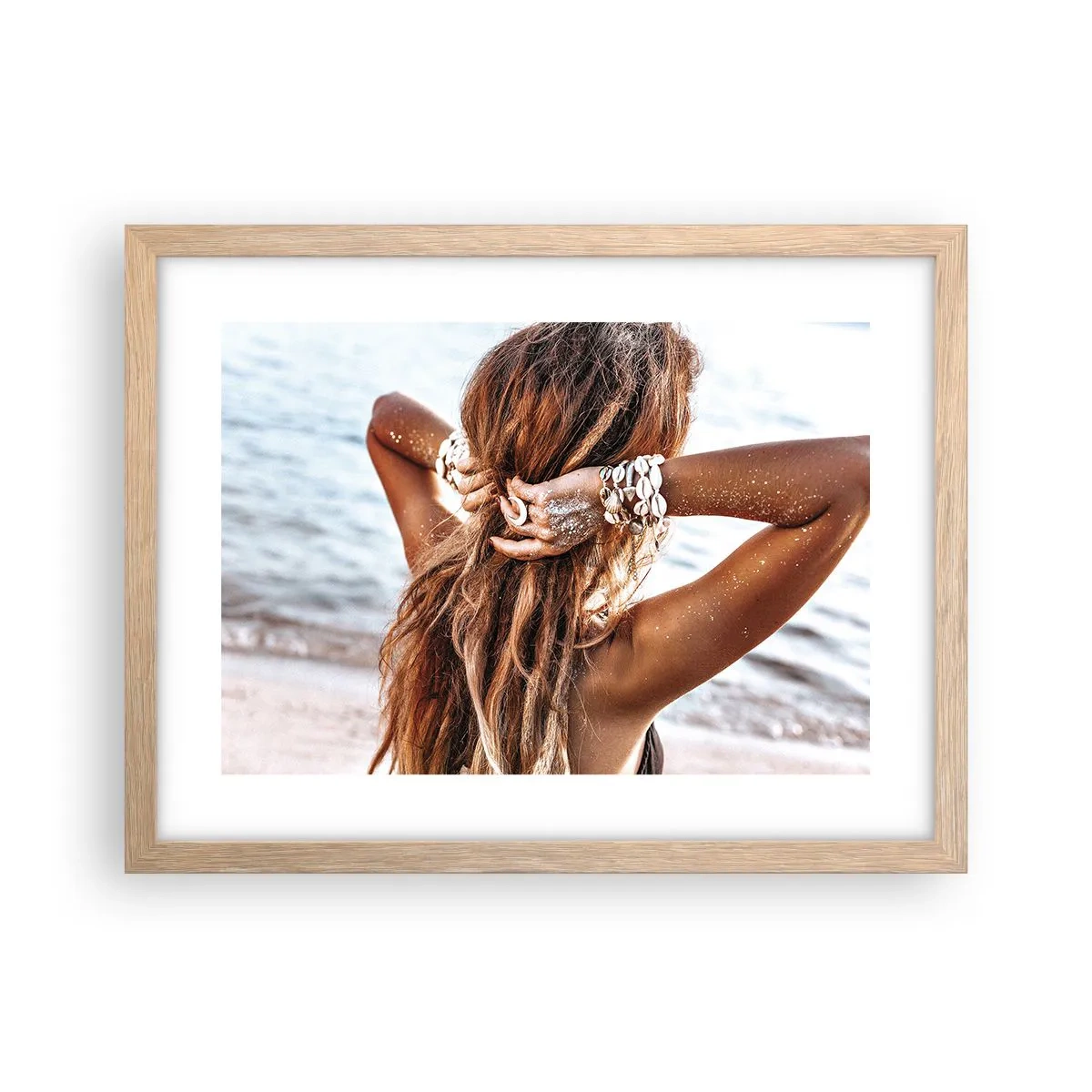 Plakat w ramie jasny dąb - Siostra wody i słońca - 40x30 cm