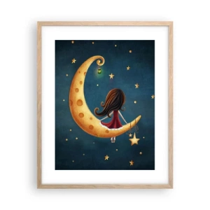 Plakat w ramie jasny dąb - Pewnego razu… - 40x50 cm