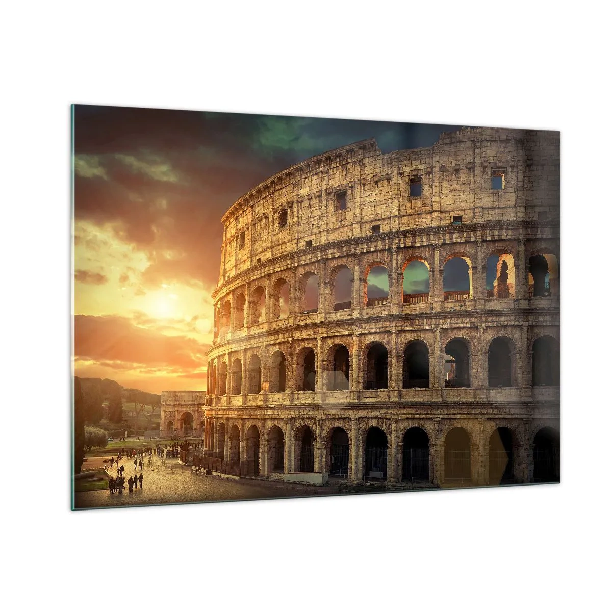 Obraz na szkle - Kolosalne wrażenie - 100x70cm - Kolosalne wrażenie - Nowoczesna dekoracja ścienna do salonu, kuchni i sypialni ARTTOR