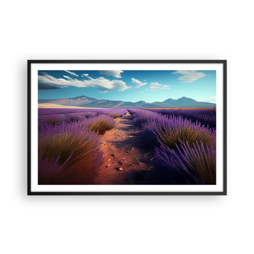 Plakat w czarnej ramie - Pachnące pola - 91x61 cm