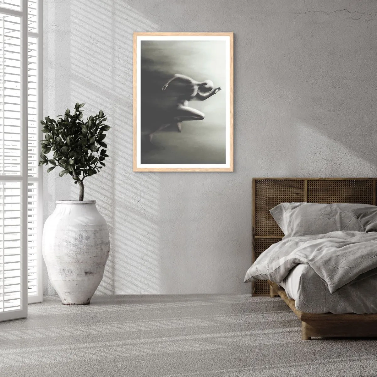 Plakat w ramie jasny dąb - Niepowstrzymany - 40x50 cm