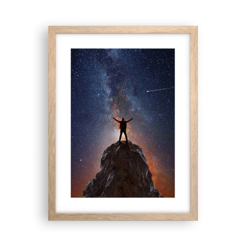 Plakat w ramie jasny dąb - Moc jest ze mną! - 30x40 cm