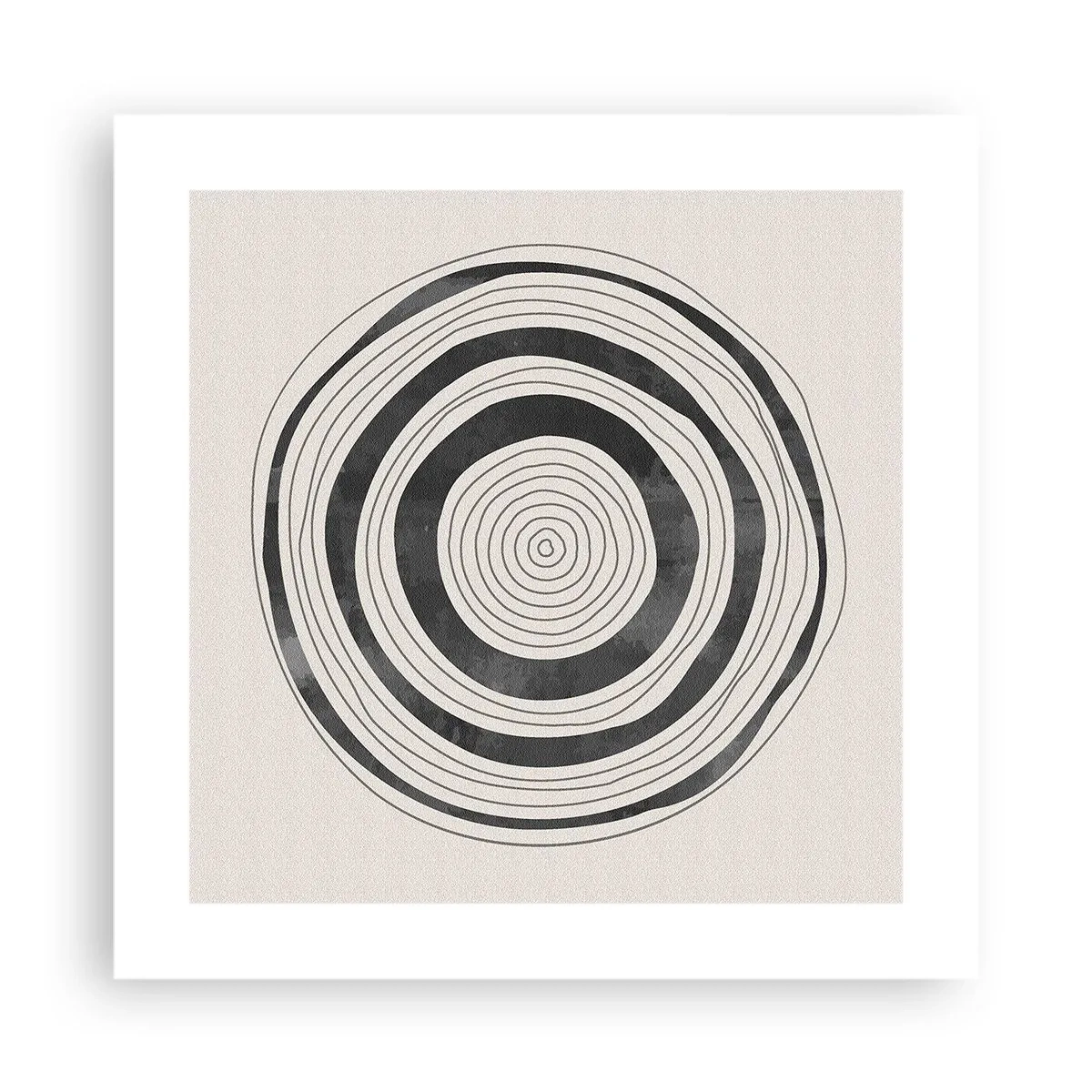 Plakat - Ważne to co pomiędzy - 40x40 cm