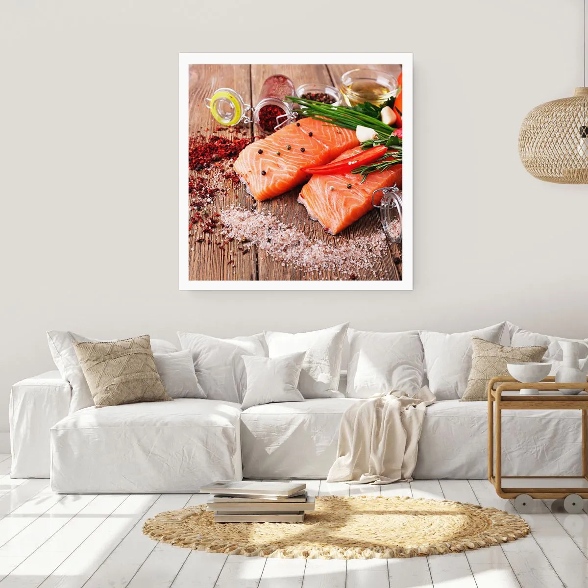 Plakat - Norweska przygoda w kuchni - 60x60 cm