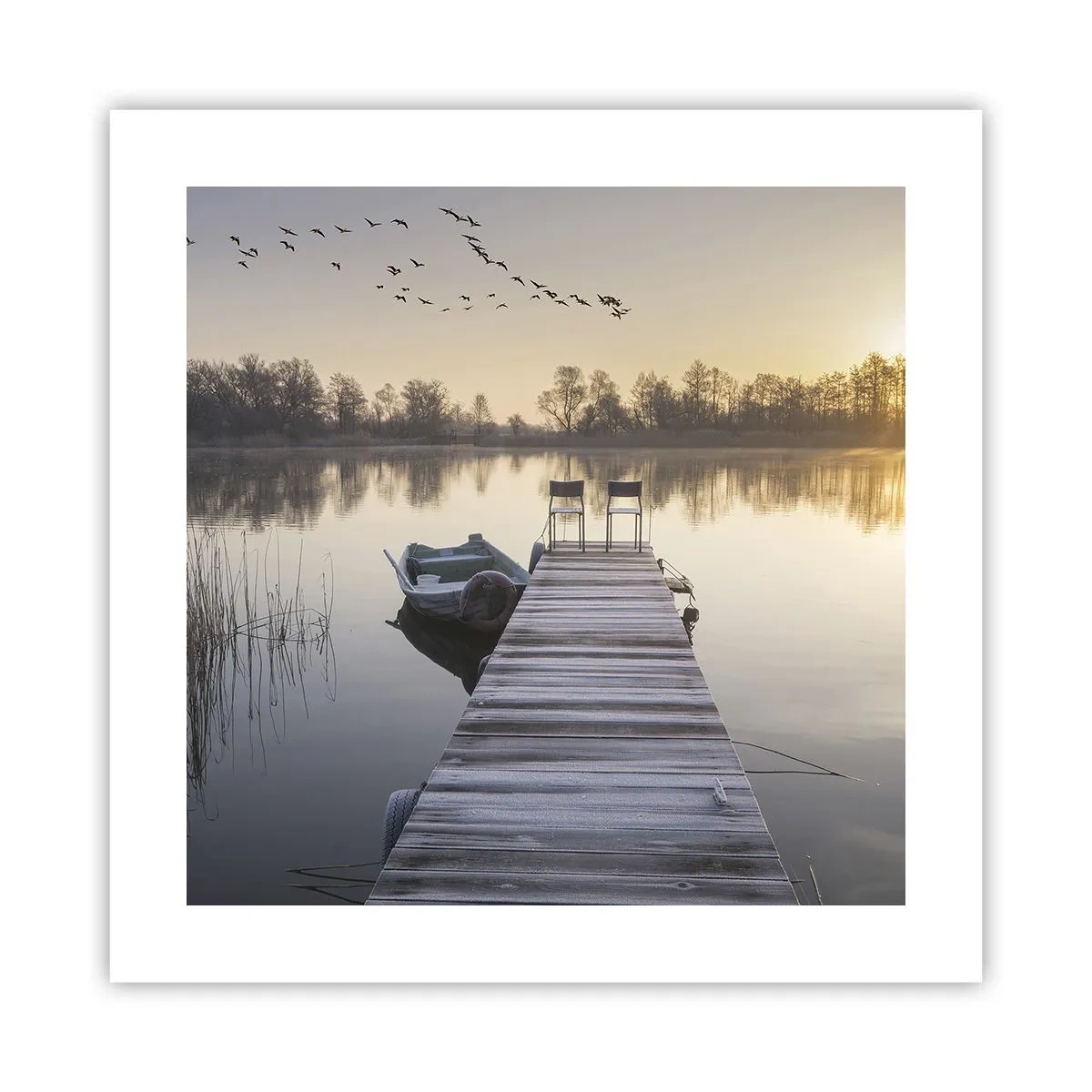 Plakat - Wrócę za jakiś czas - 40x40 cm