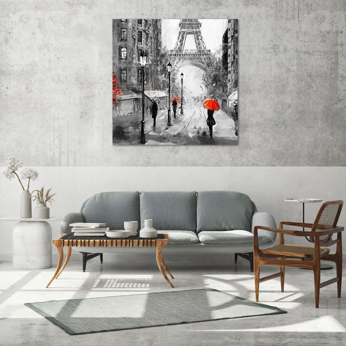 Obraz na szkle - Wszystkie drogi prowadzą do niej - 70x70 cm