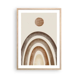 Plakat w ramie jasny dąb - W odległej galaktyce - 50x70 cm