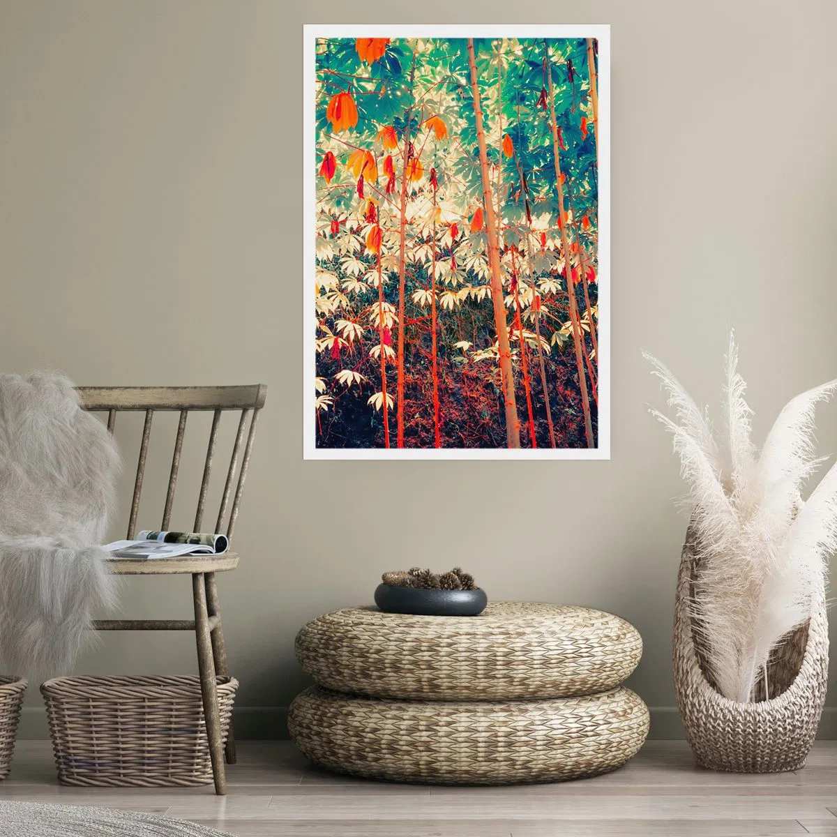 Plakat - Tajemne życie liści - 70x100 cm