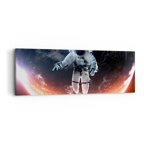 Obraz na płótnie - Mogę zostać jeszcze chwilę? - 90x30 cm