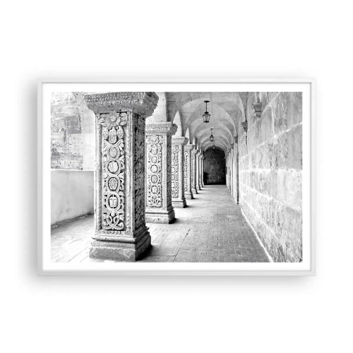 Plakat w białej ramie - A dokąd to…? - 100x70 cm