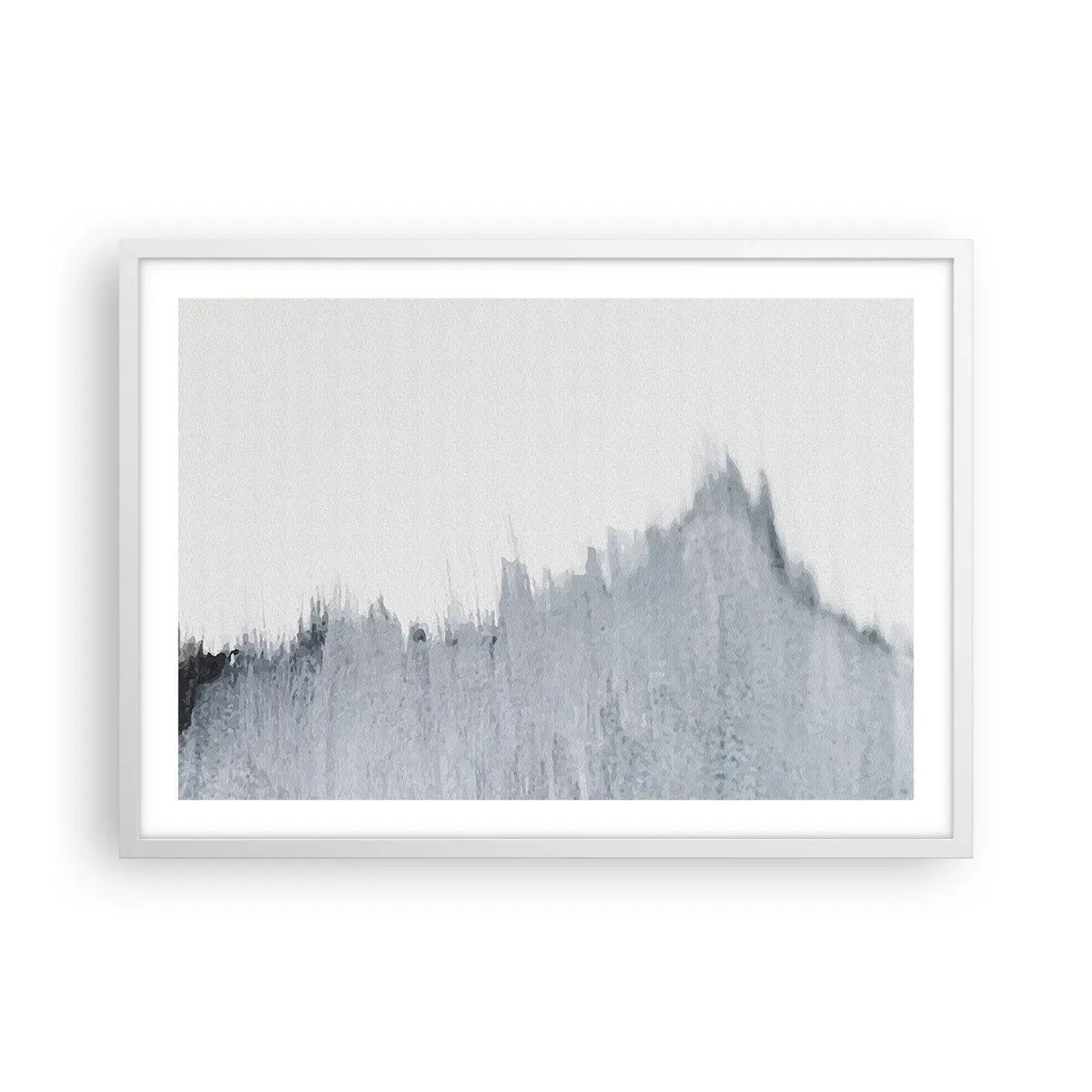 Plakat w białej ramie - Tajemniczy zapis - 70x50 cm