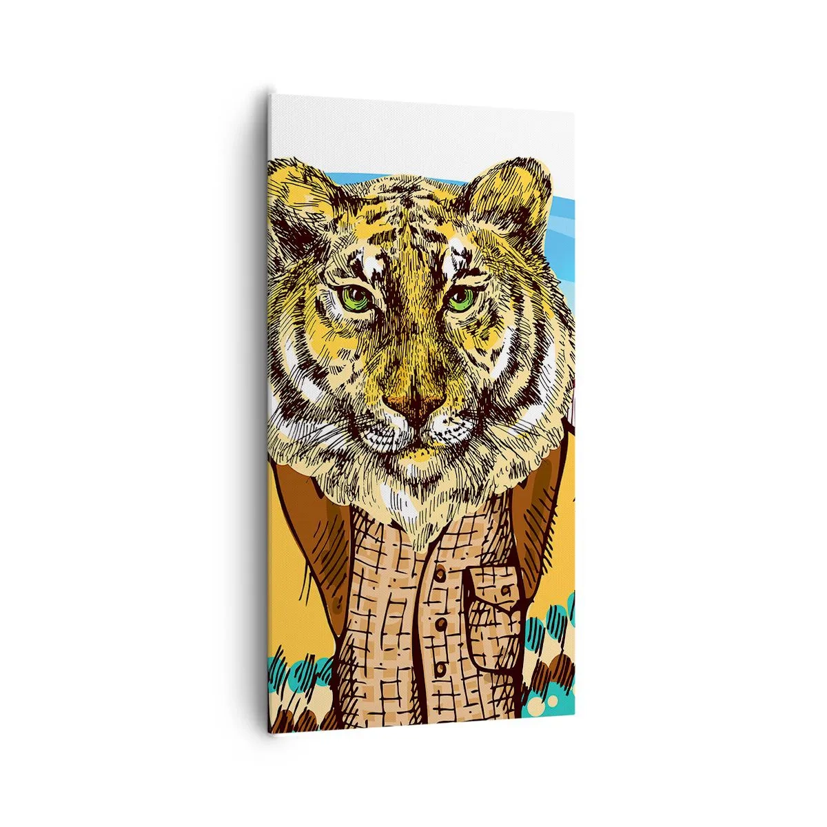 Obraz na płótnie - Nie taki dziki jak go rysują - 65x120 cm