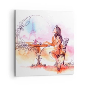 Obraz na płótnie - Paryski szyk - 50x50 cm