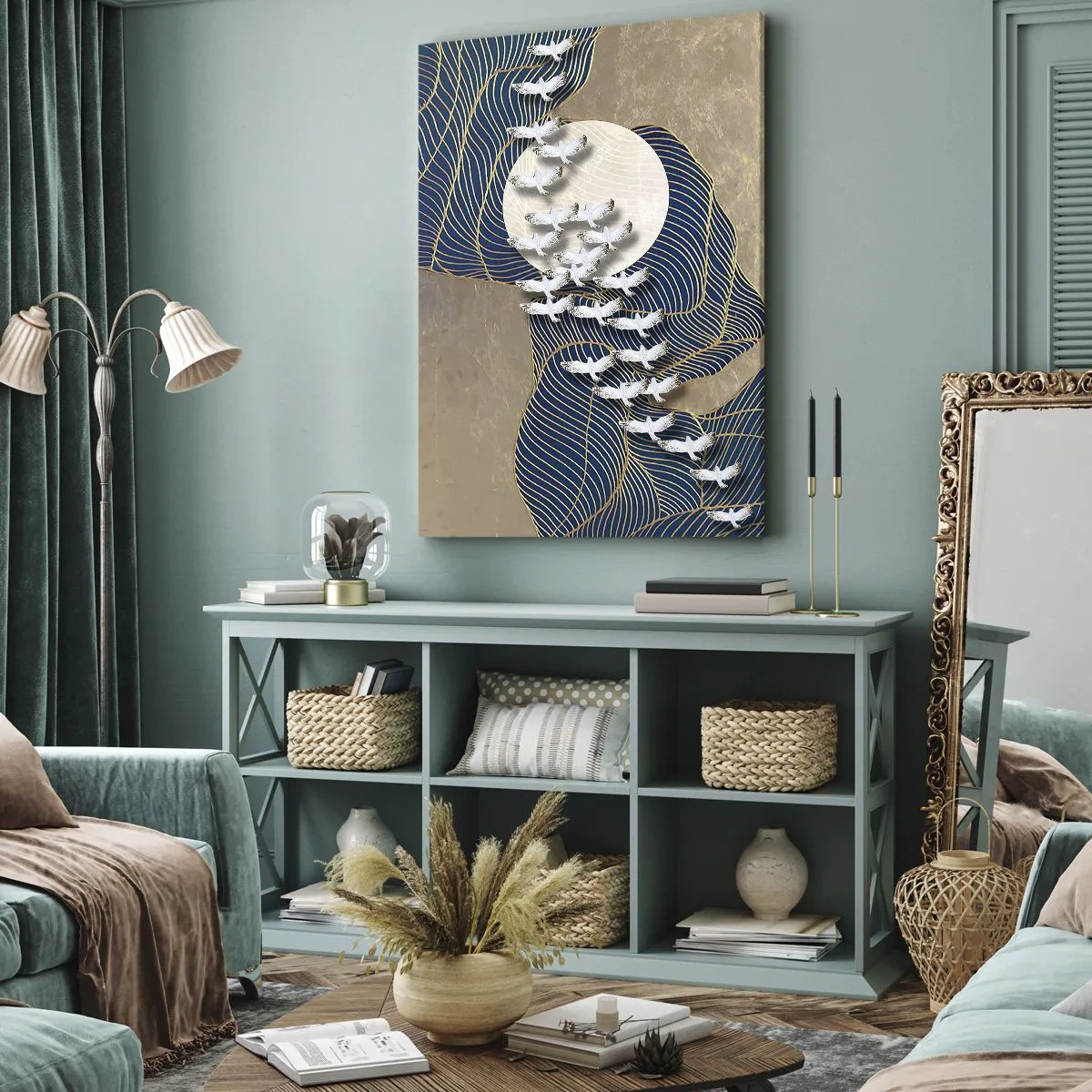 Obraz na płótnie - Wolność, wędrówka, wspólnota - 45x80 cm