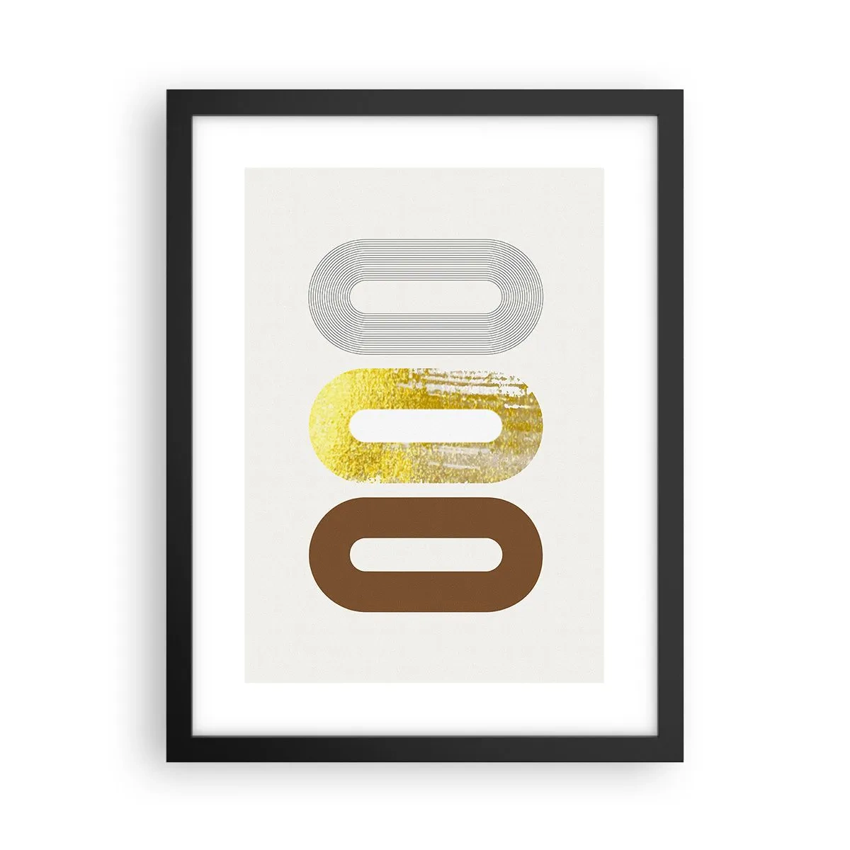 Plakat w czarnej ramie - Ooo! - 30x40 cm