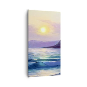 Obraz na płótnie - Kryształ wody i powietrza - 65x120 cm