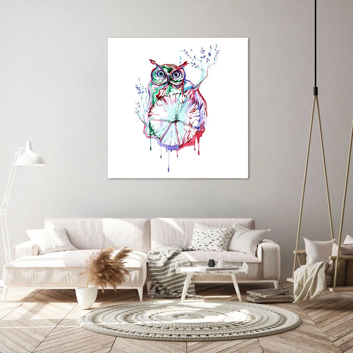 Obraz na płótnie - Mądra z natury - 50x50 cm