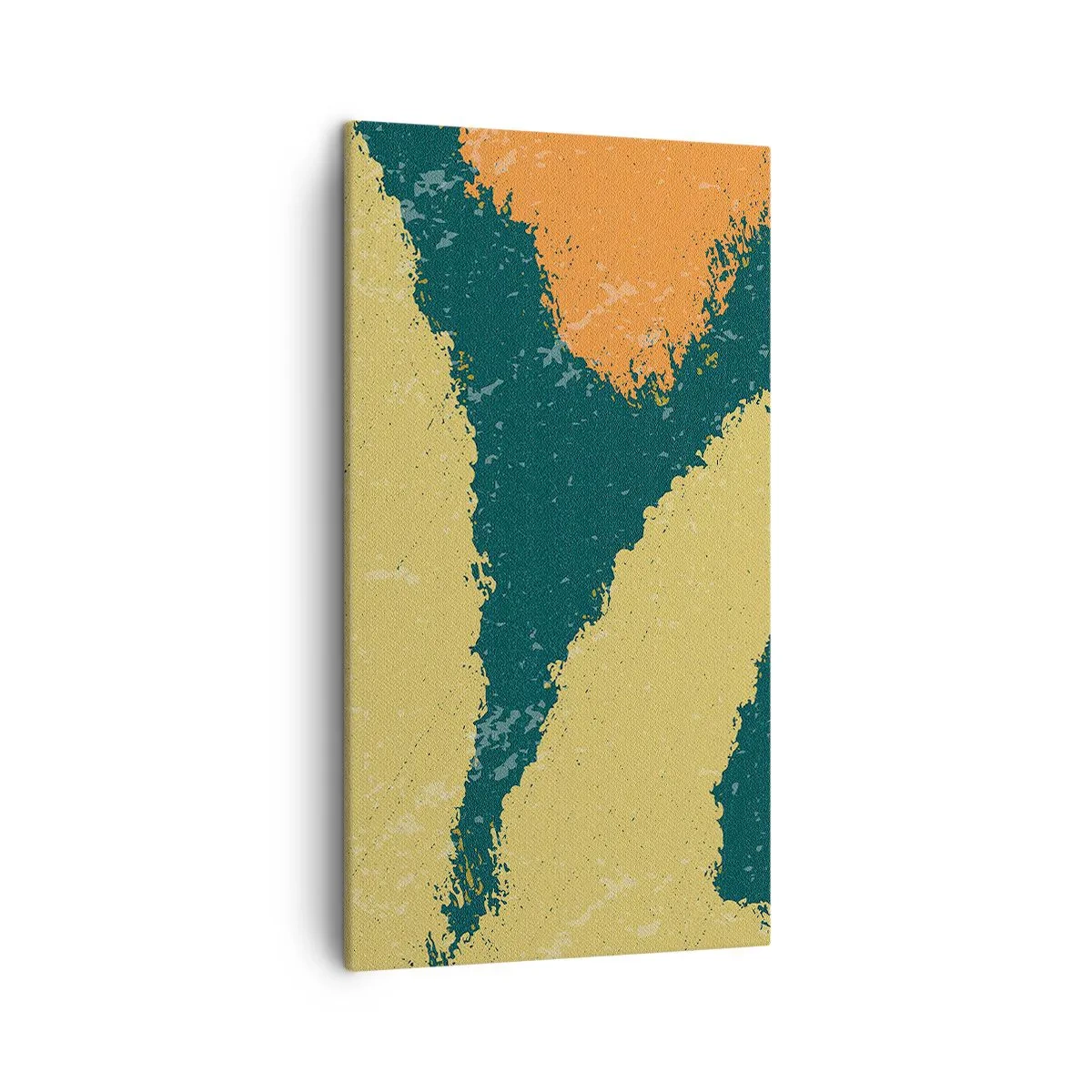 Obraz na płótnie - Abstrakcja – powolnym ruchem - 45x80 cm