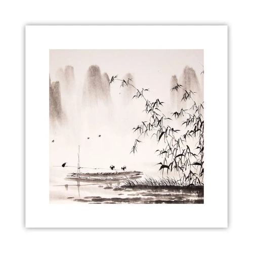 Plakat - Cisza ryżowych pól - 30x30 cm