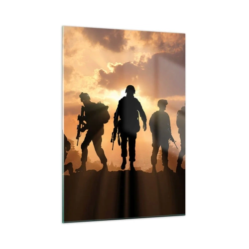 Obraz na szkle - Brothers in arms - 50x70cm - Brothers in arms - Nowoczesna dekoracja ścienna do salonu, kuchni i sypialni ARTTOR