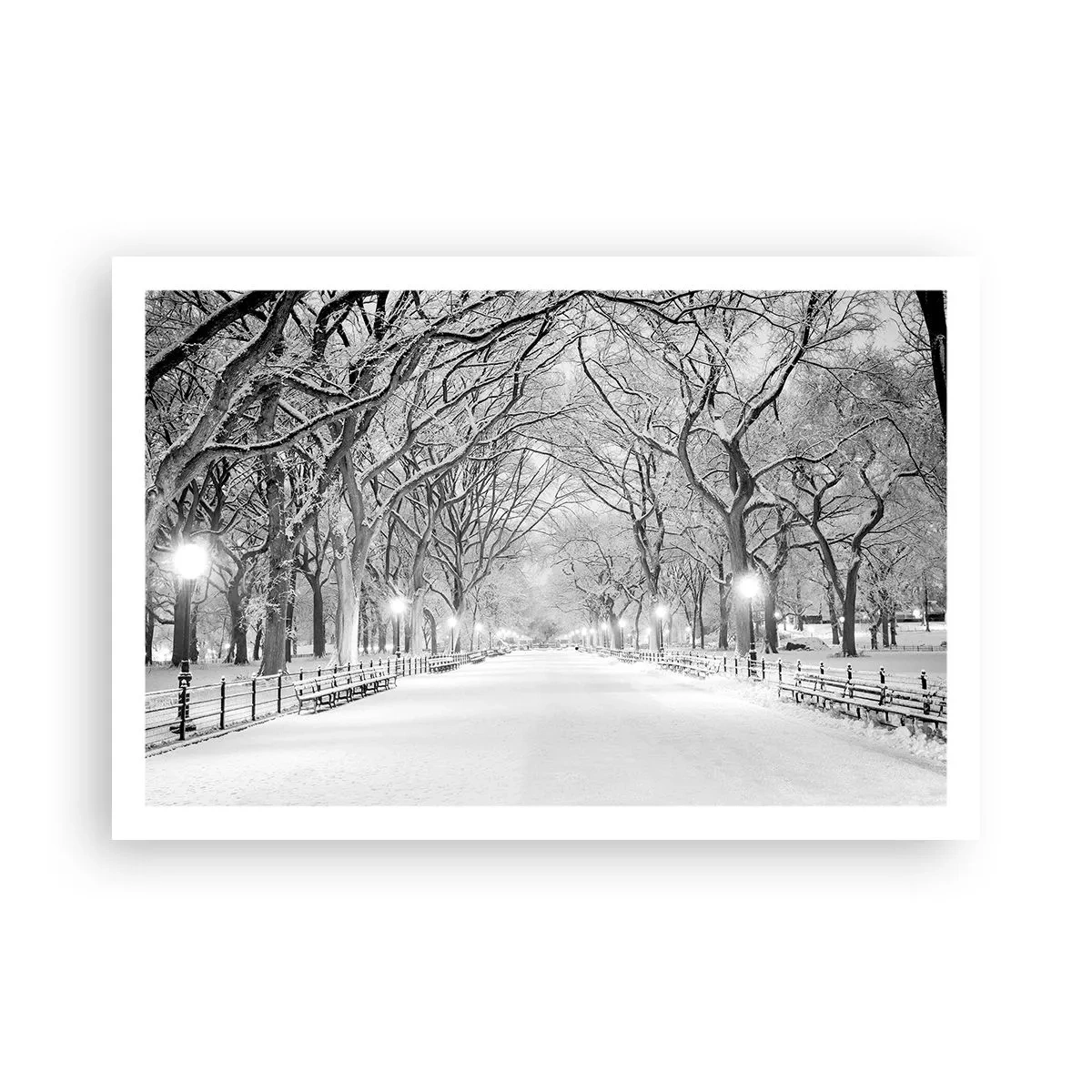 Plakat - Cztery pory roku – zima - 91x61 cm