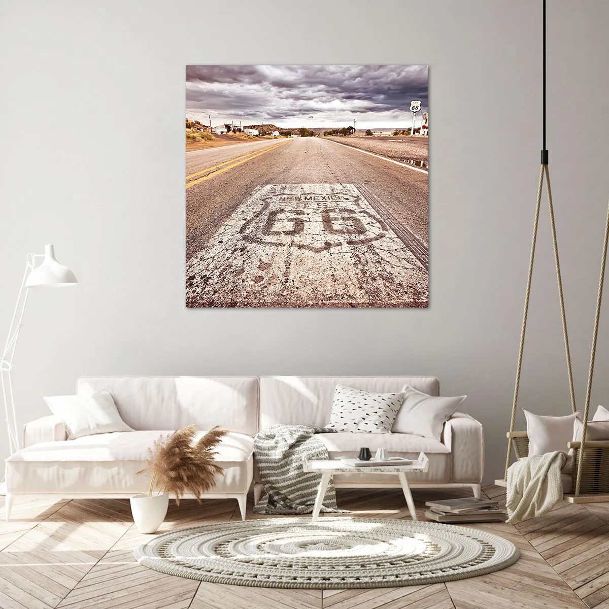 Obraz na płótnie - Mother Road - amerykańska legenda - 40x40 cm