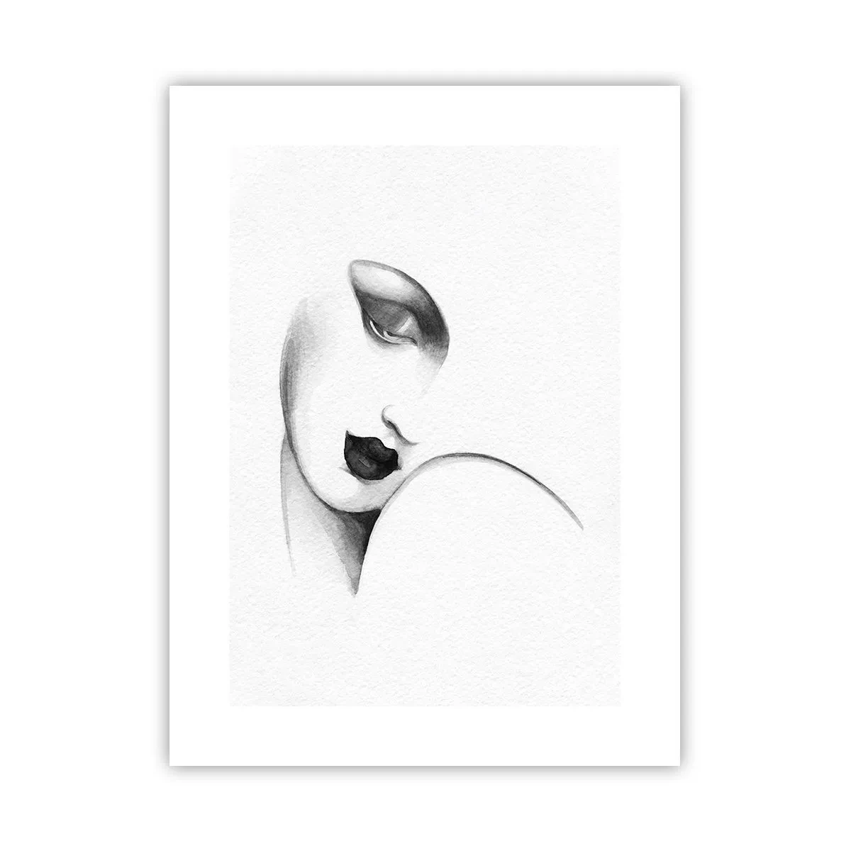 Plakat - W stylu Łempickiej - 30x40 cm