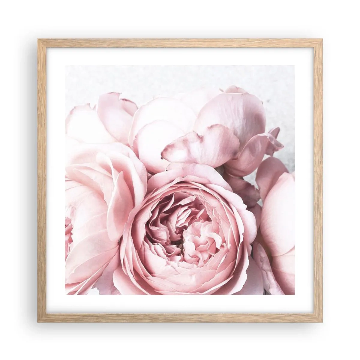 Plakat w ramie jasny dąb - Dla romantyków - 50x50 cm