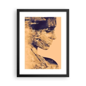 Plakat w czarnej ramie - Piękna z natury - 30x40 cm
