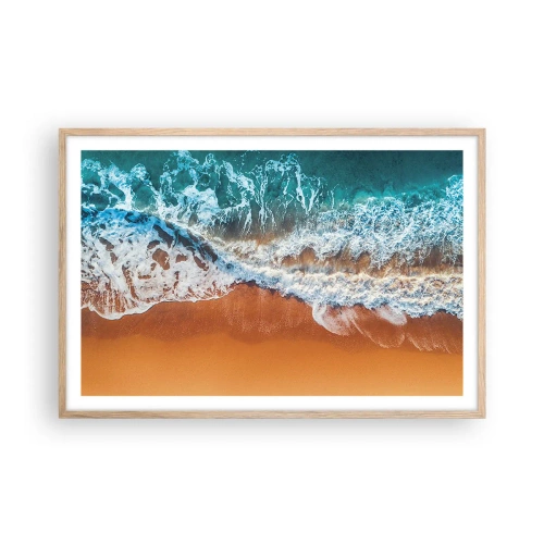 Plakat w ramie jasny dąb - Zawsze w parze - 91x61 cm