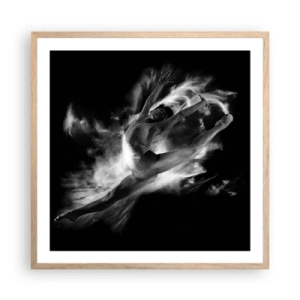 Plakat w ramie jasny dąb - Zatrzymany w locie - 60x60 cm