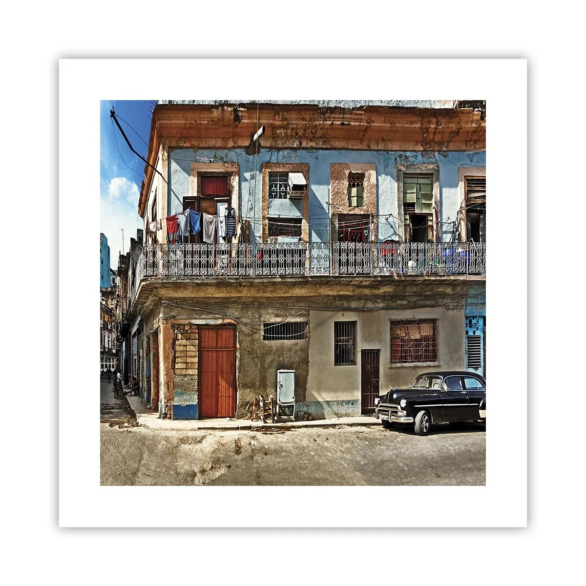 Plakat - Hawańskie klimaty - 40x40 cm
