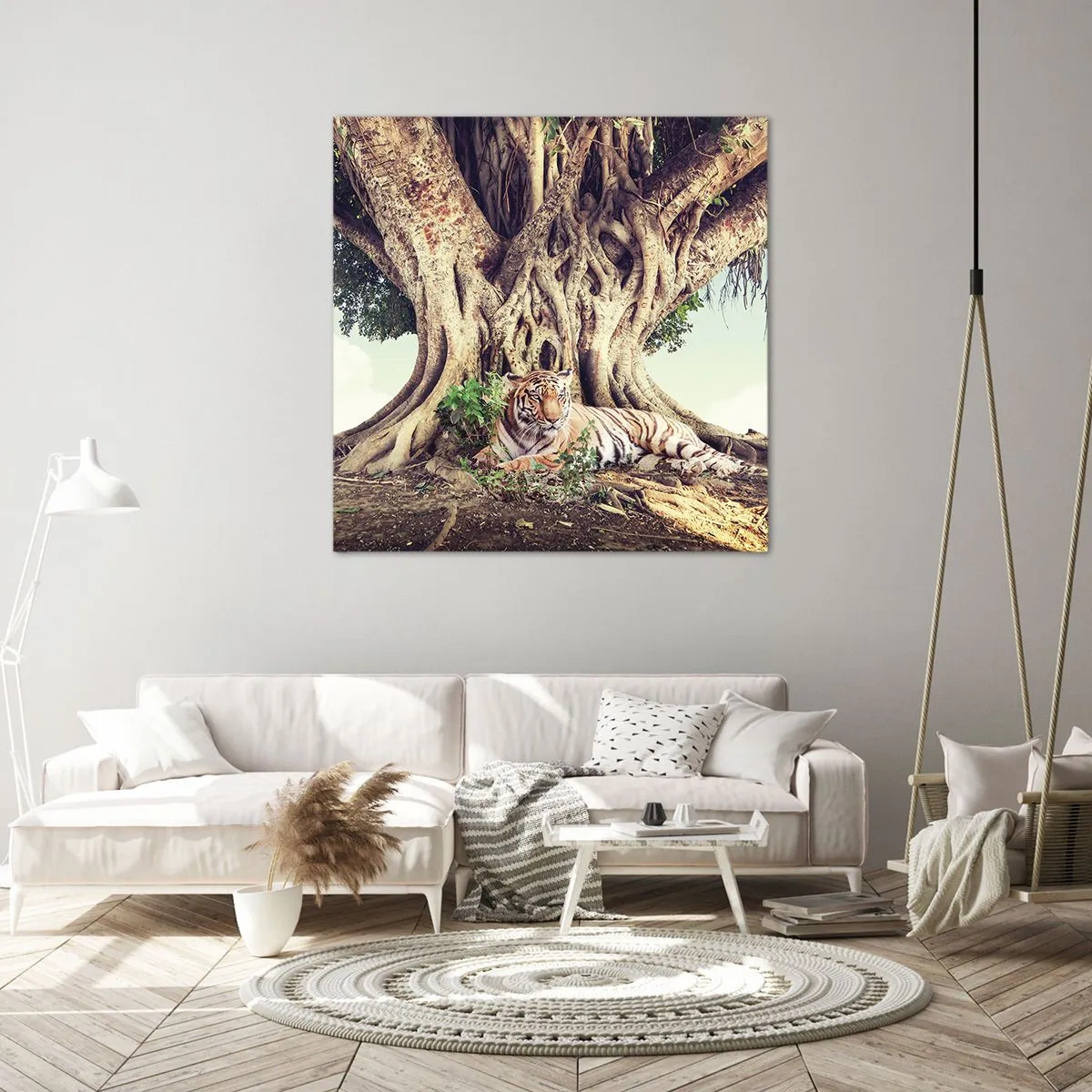 Obraz na płótnie - Widok z Księgi Rodzaju - 70x70 cm