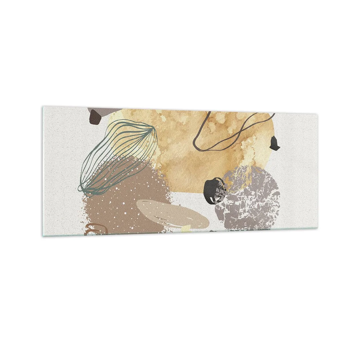 Obraz na szkle - Plumkologia stosowana - 100x40 cm