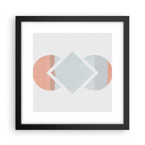 Plakat w czarnej ramie - Sytuacja jest jasna - 30x30 cm