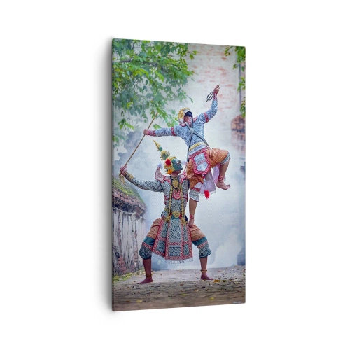 Obraz na płótnie - Taniec zabójczo piękny - 55x100 cm
