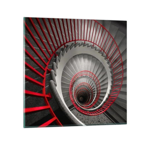 Obraz na szkle - Zabawy architektury - 50x50 cm