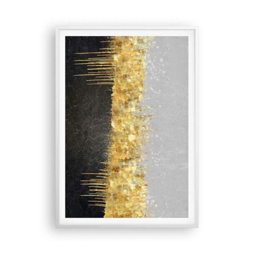 Plakat w białej ramie - W głąb i ku górze - 70x100 cm