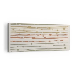 Obraz na płótnie - Muzyczny zapis barw - 100x40 cm