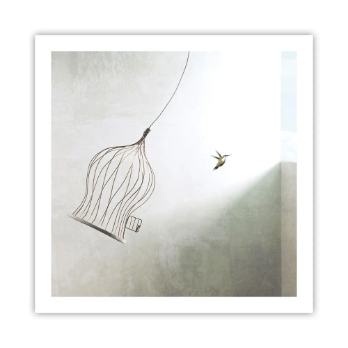 Plakat - W swoim żywiole - 60x60 cm