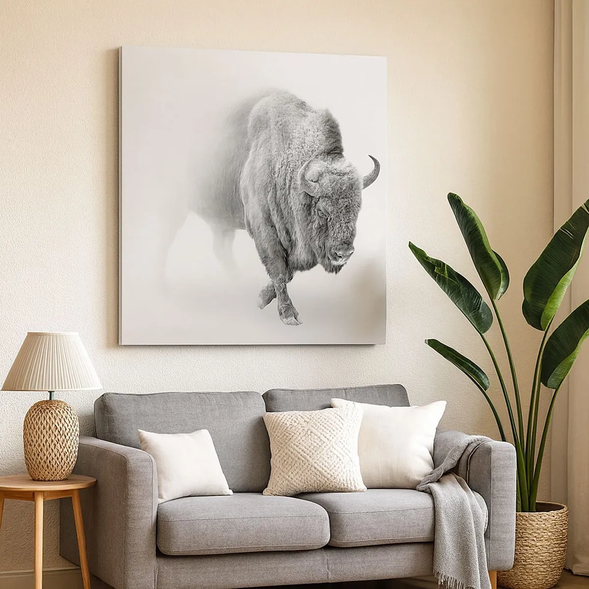 Obraz na płótnie - Król prerii - 30x30 cm