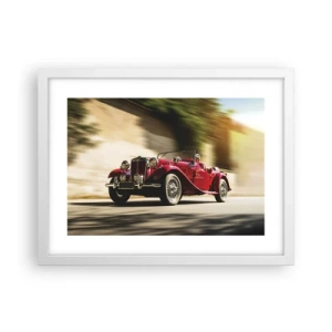 Plakat w białej ramie - Piękniejszy niż Nike z Samotraki - 40x30 cm