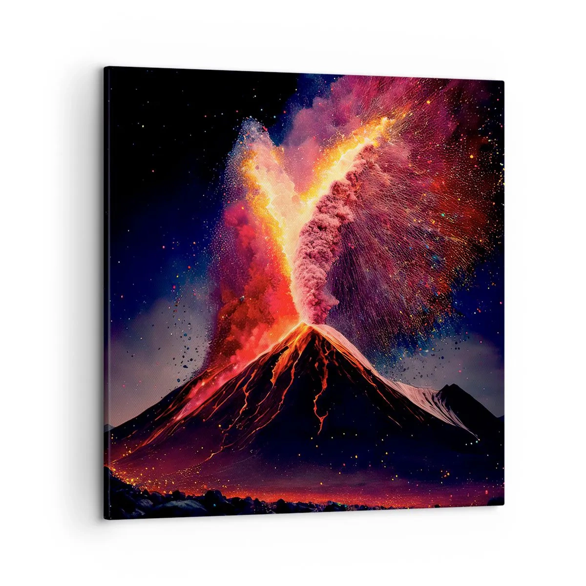 Obraz na płótnie - Piękno i groza - 50x50 cm