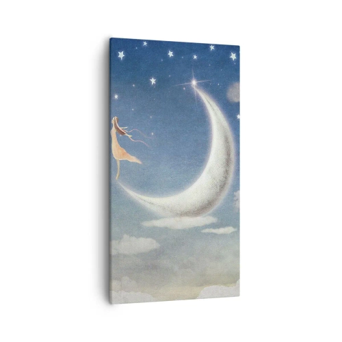 Obraz na płótnie - Zalotnica niebieska - 55x100 cm