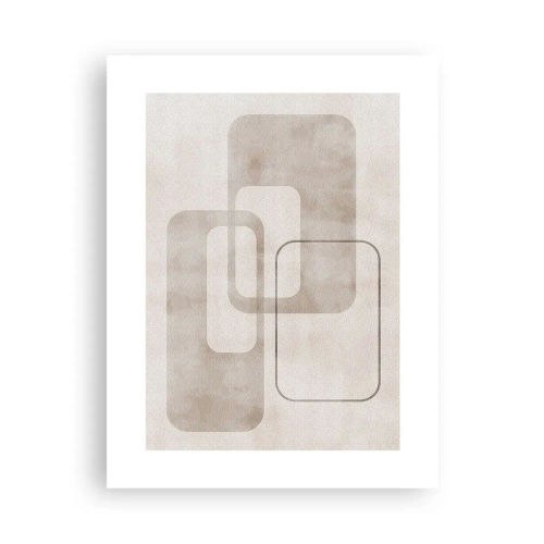 Plakat - Geometryczna fuga - 30x40 cm